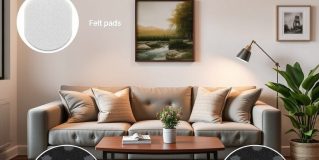 Odbojniki i podkładki filcowe w wynajmowanych wnętrzach – jak skutecznie chronić ściany i minimalizować hałas