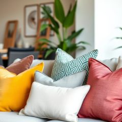 Poduszki dekoracyjne do wynajmu: kiedy to rozwiązanie przynosi oszczędność i styl we wnętrzach na wynajem