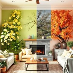 Sezonowe metamorfozy wnętrz: jak harmonijnie dostosować klimat mieszkania do pór roku i poprawić komfort życia